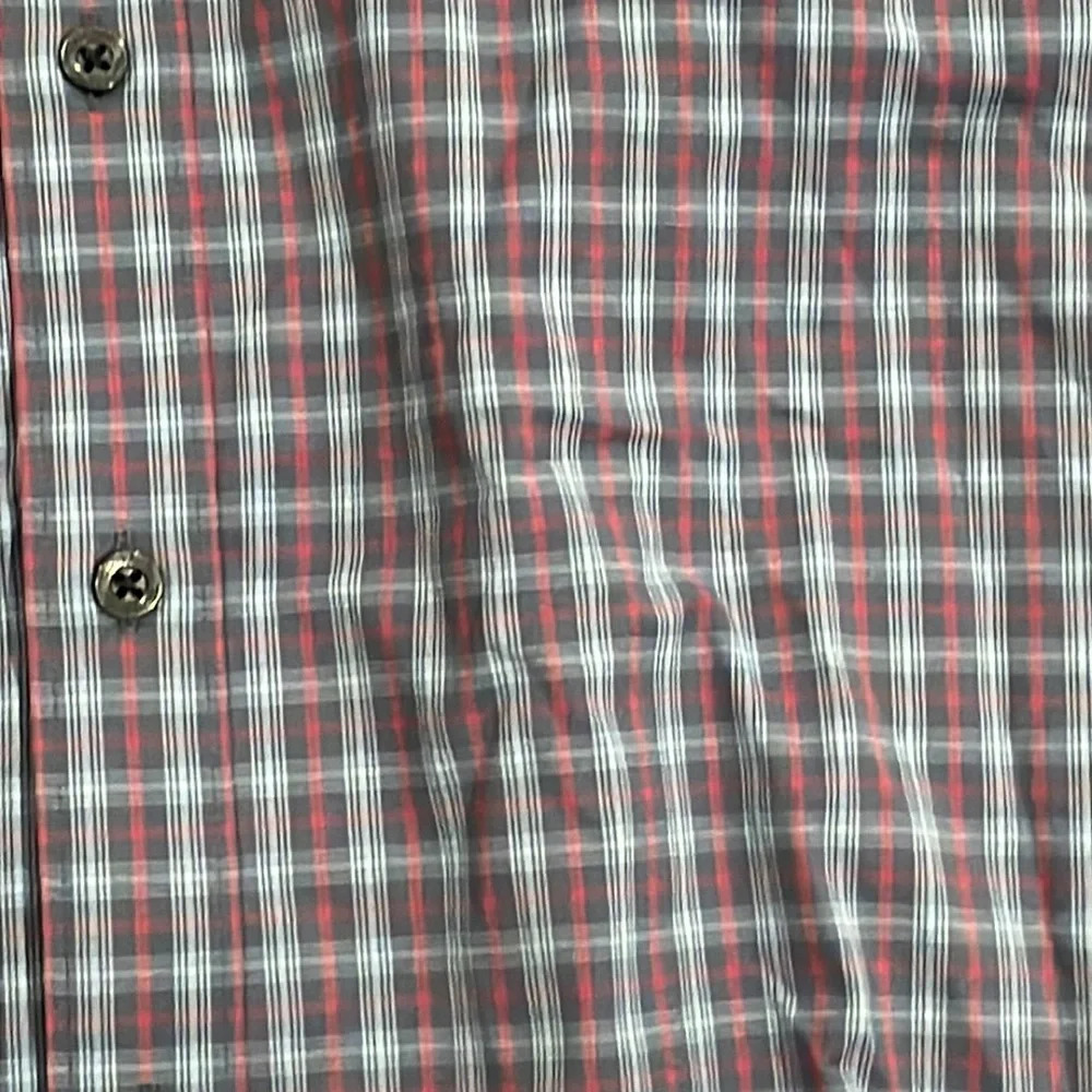 Travis Mathew Plaid Button Down Performance Shirt - image 3